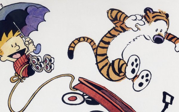 Cartoon - calvin and hobbes Wallpapers and Backgrounds