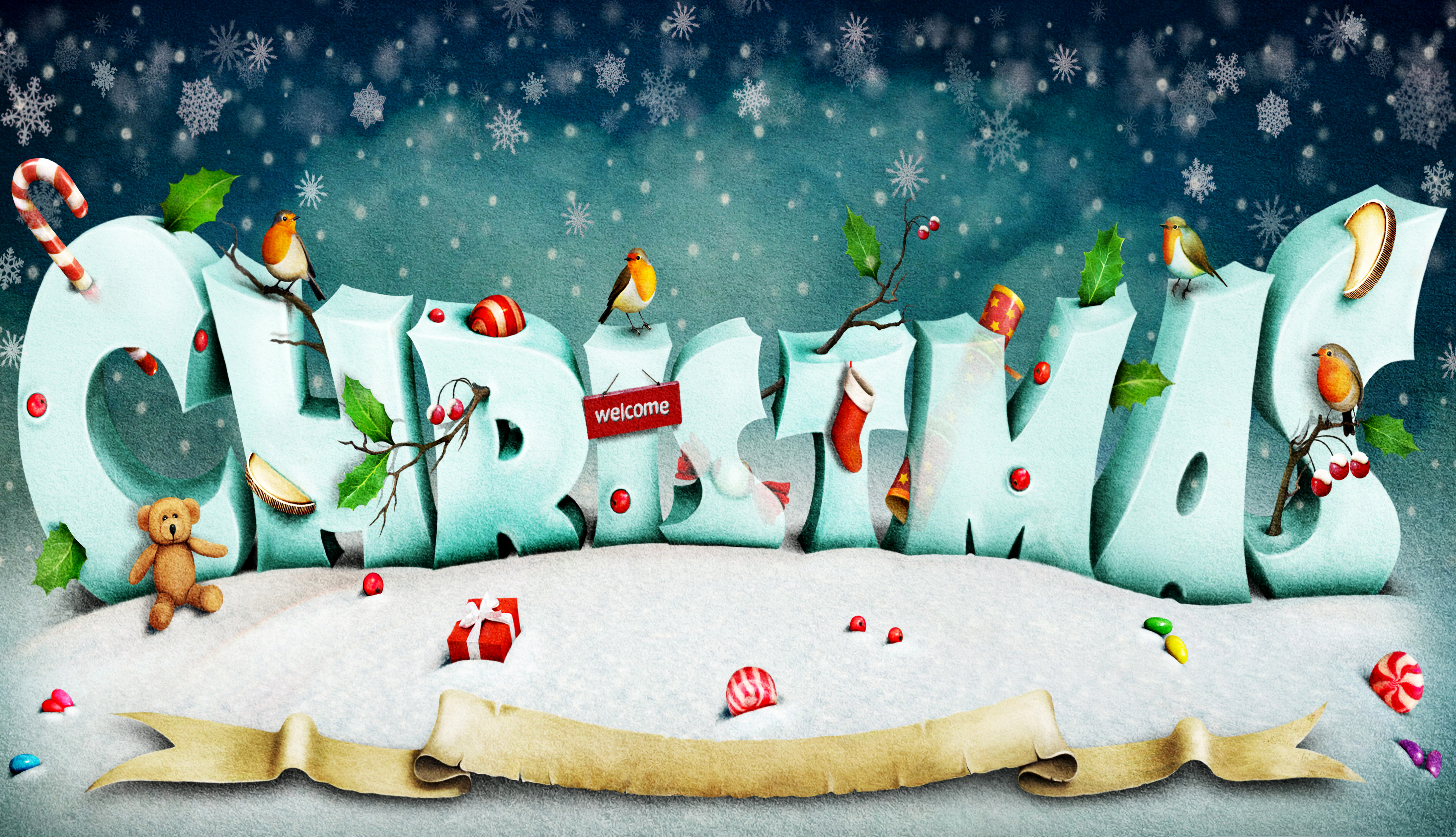 Holiday Christmas Wallpaper