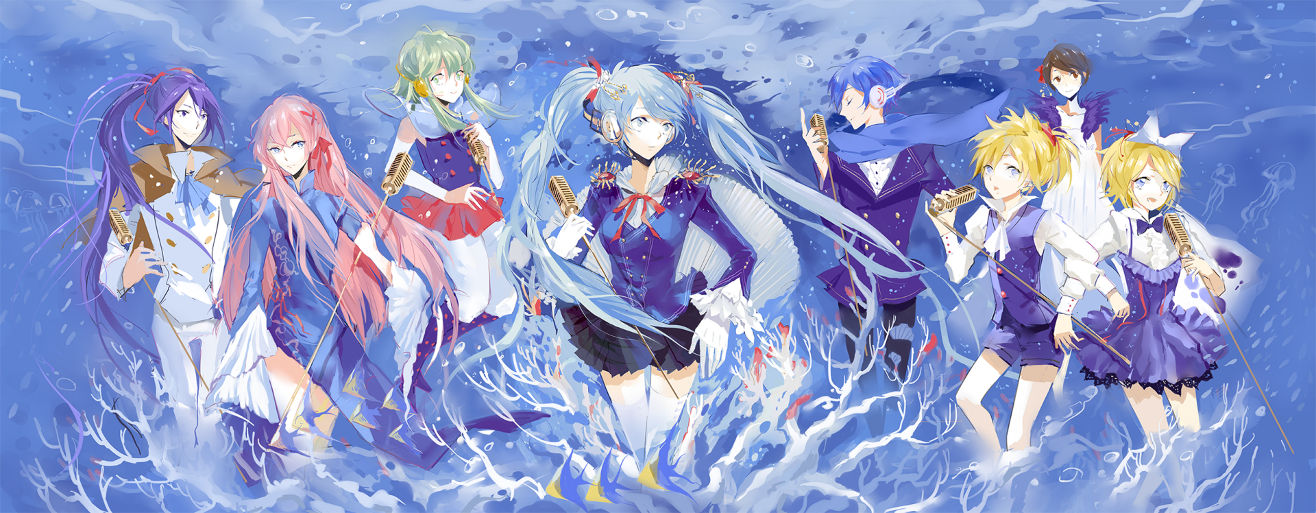 Vocaloid Fond d écran and Arrière Plan 2517x980 ID 763762