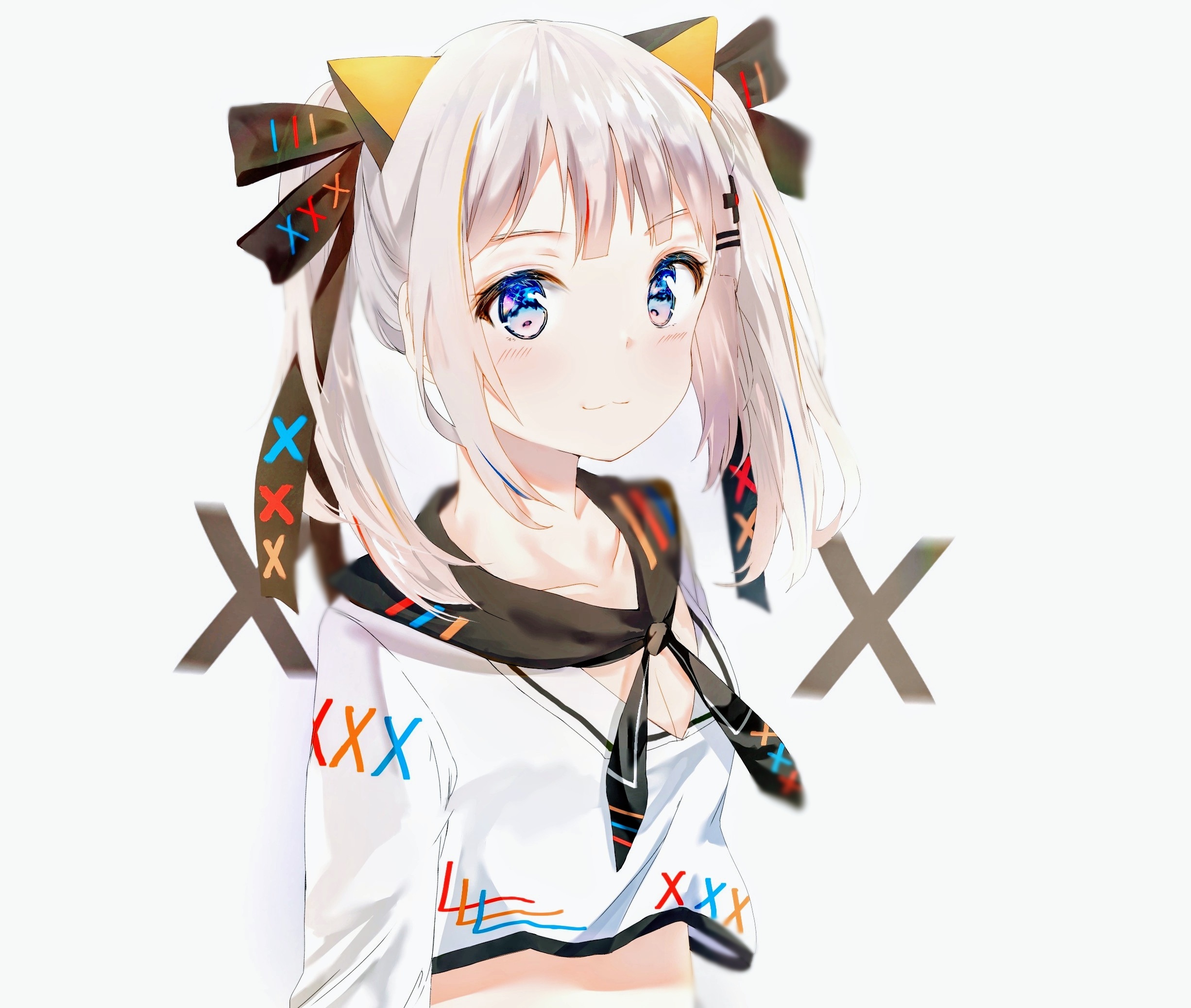 Download Kaguya Luna Anime Virtual Youtuber HD Wallpaper by いふ