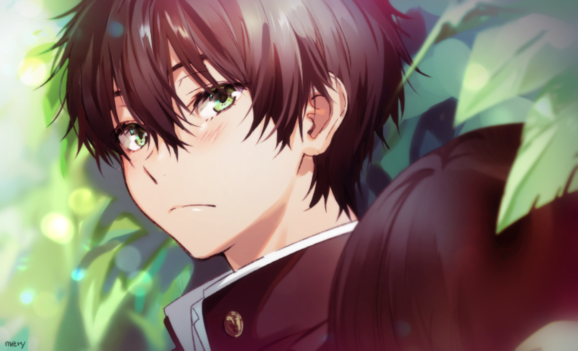 Download Cool Anime Boy PFP Hōtarō Oreki Wallpaper