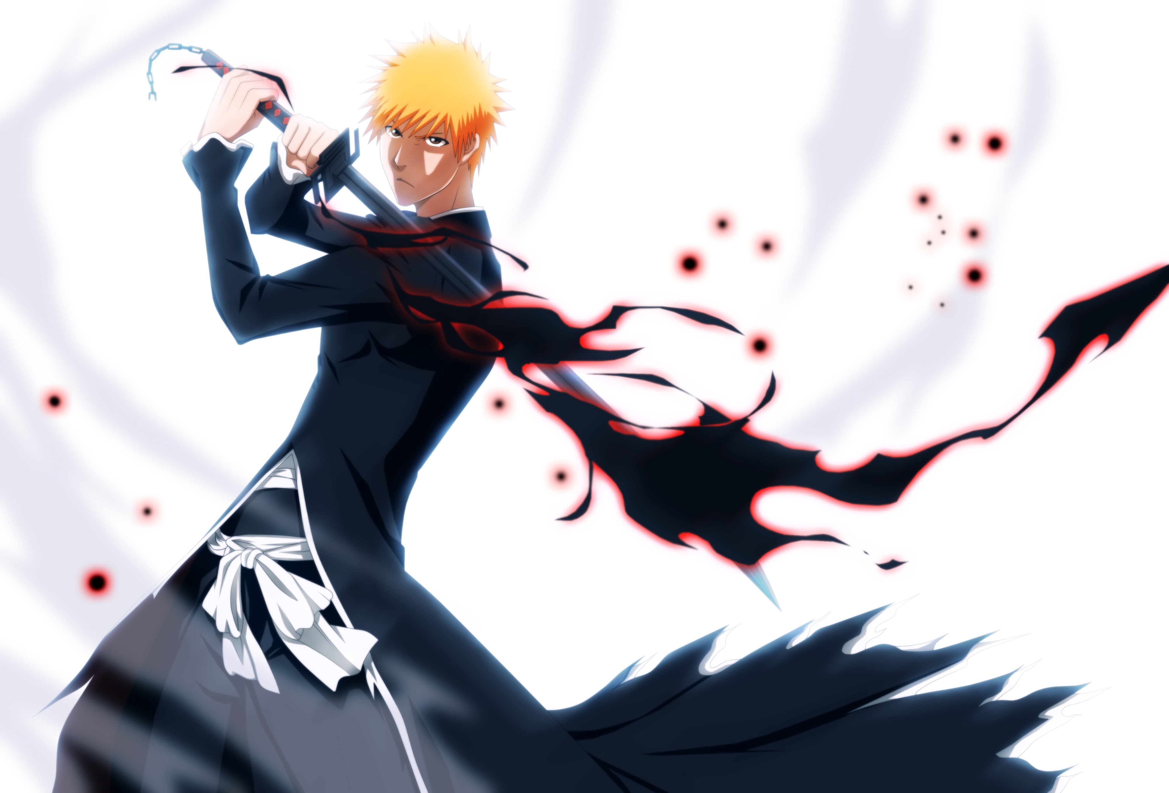 Ichigo Kurosaki Shikai 4K HD Bleach Wallpapers