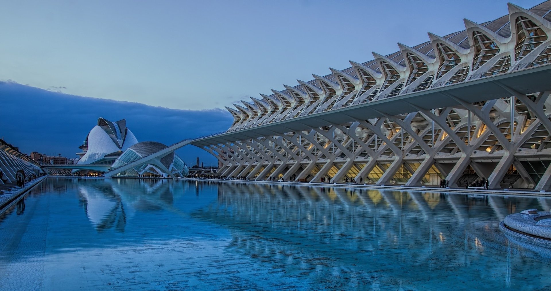Download Spain Valencia Man Made City Of Arts And Sciences HD Wallpaper