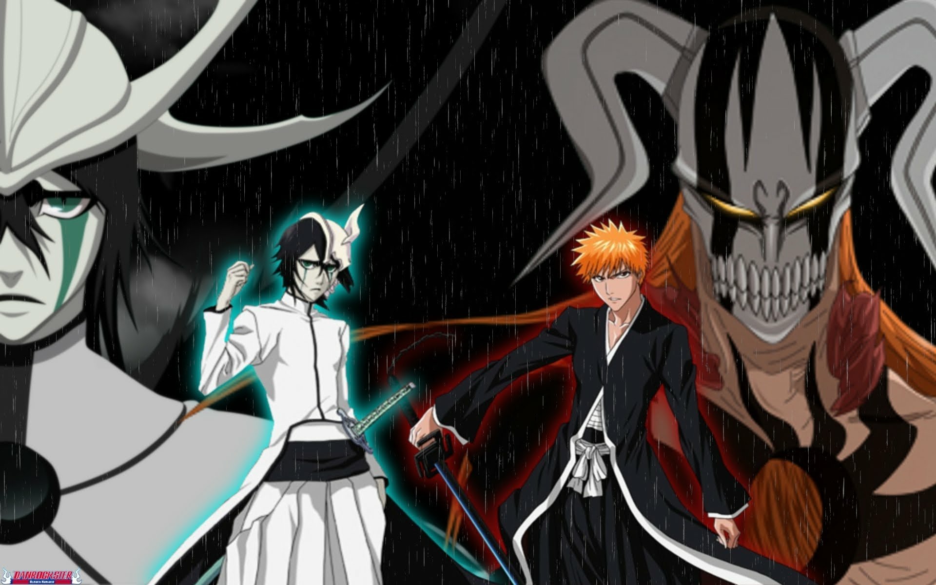 bleach full hollow ichigo vs ulquiorra