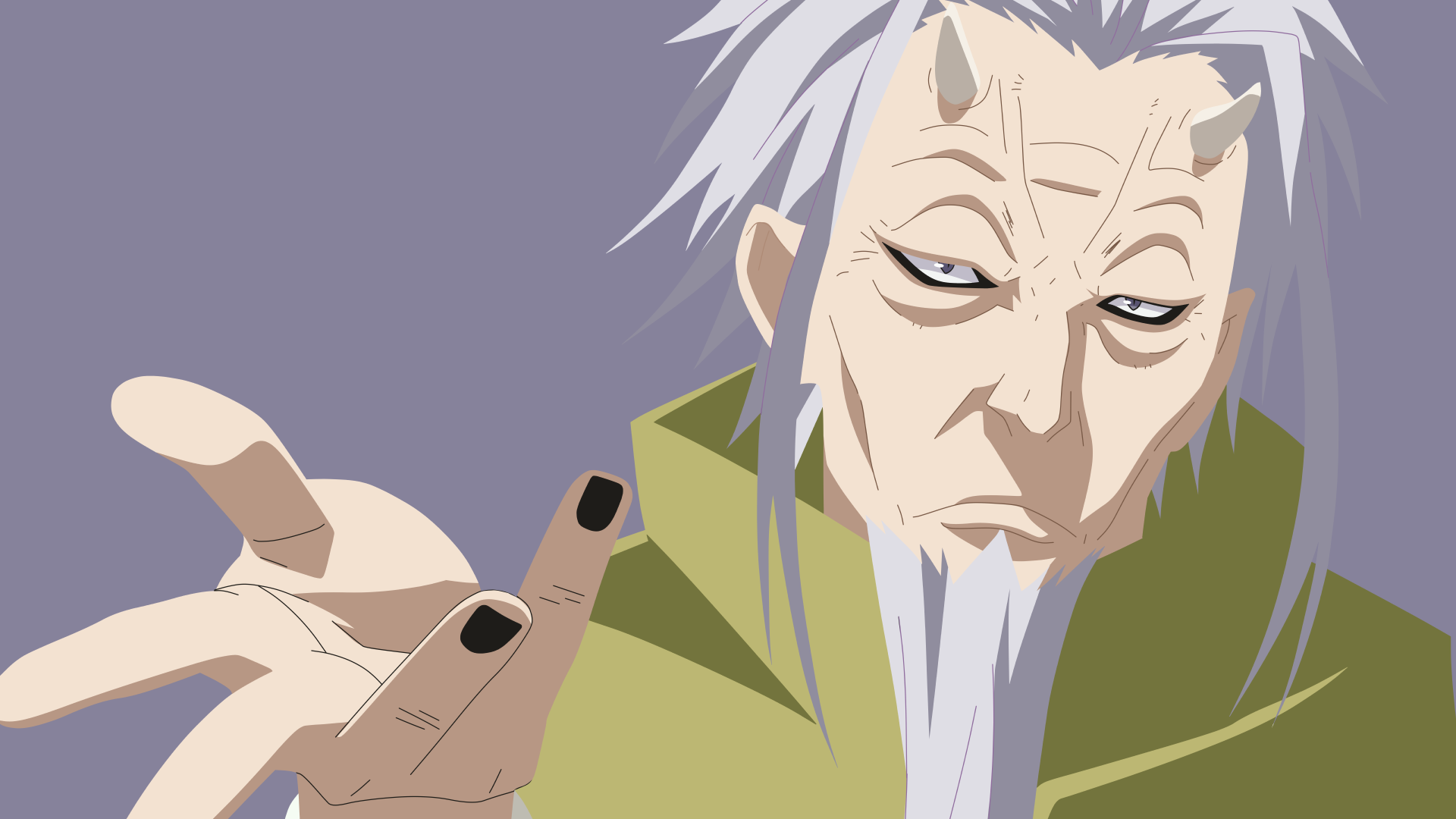 Hakurou vector wallpaper by Yuki-Neh