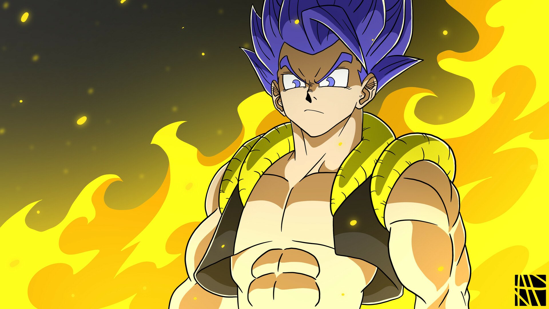 Download Gogeta (Dragon Ball) Anime Dragon Ball Super: Broly HD Wallpaper by Alejandro Pupo