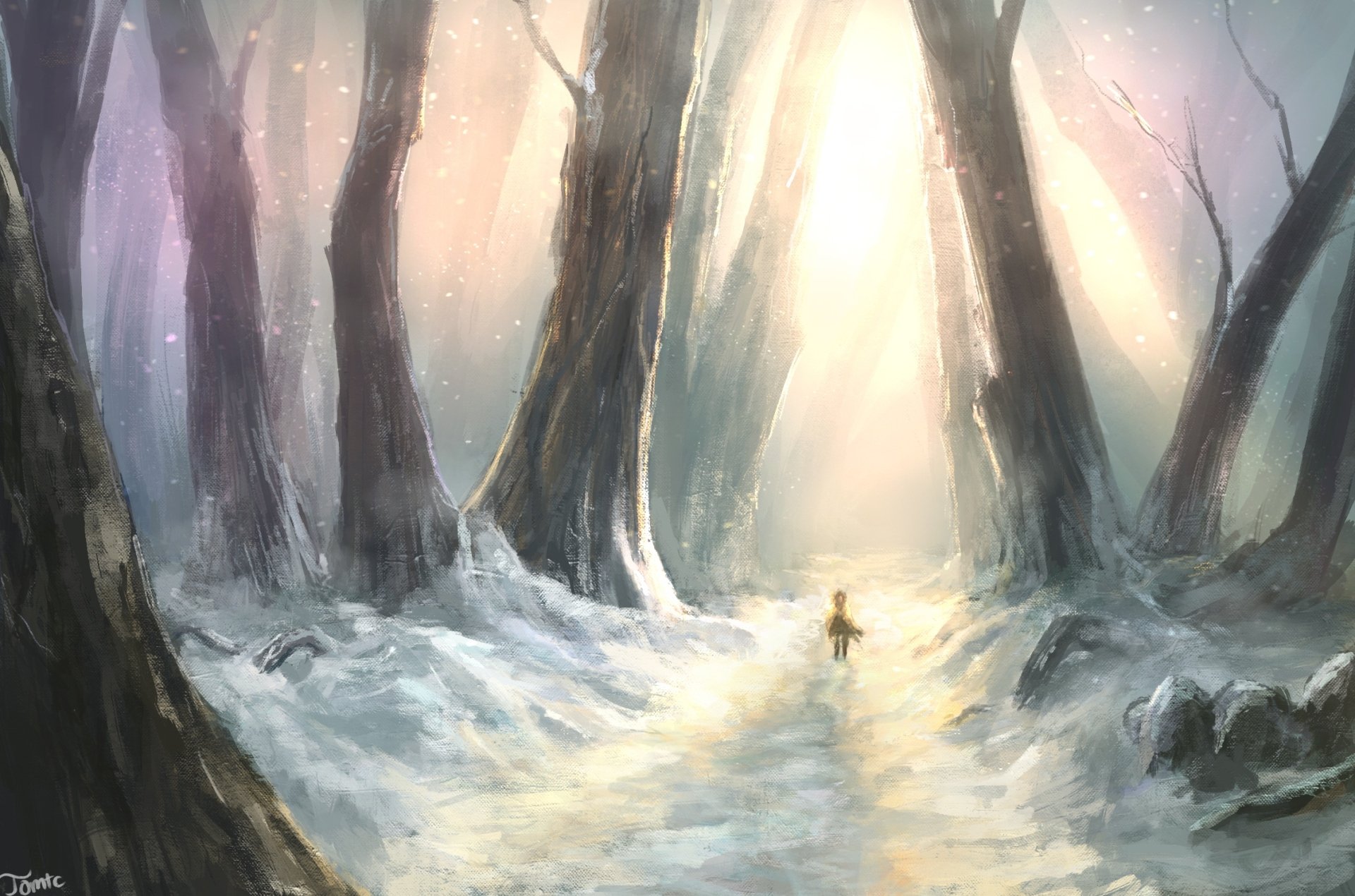 Download Fantasy Landscape Fantasy Landscape HD Wallpaper by Tommy ...