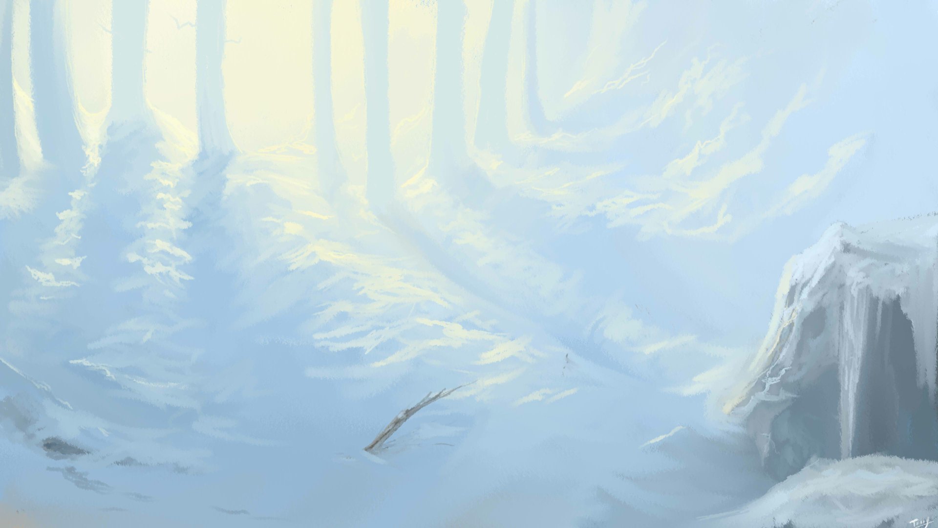 Download Fantasy Winter Fantasy Winter 4k Ultra HD Wallpaper by Tommy Chandra