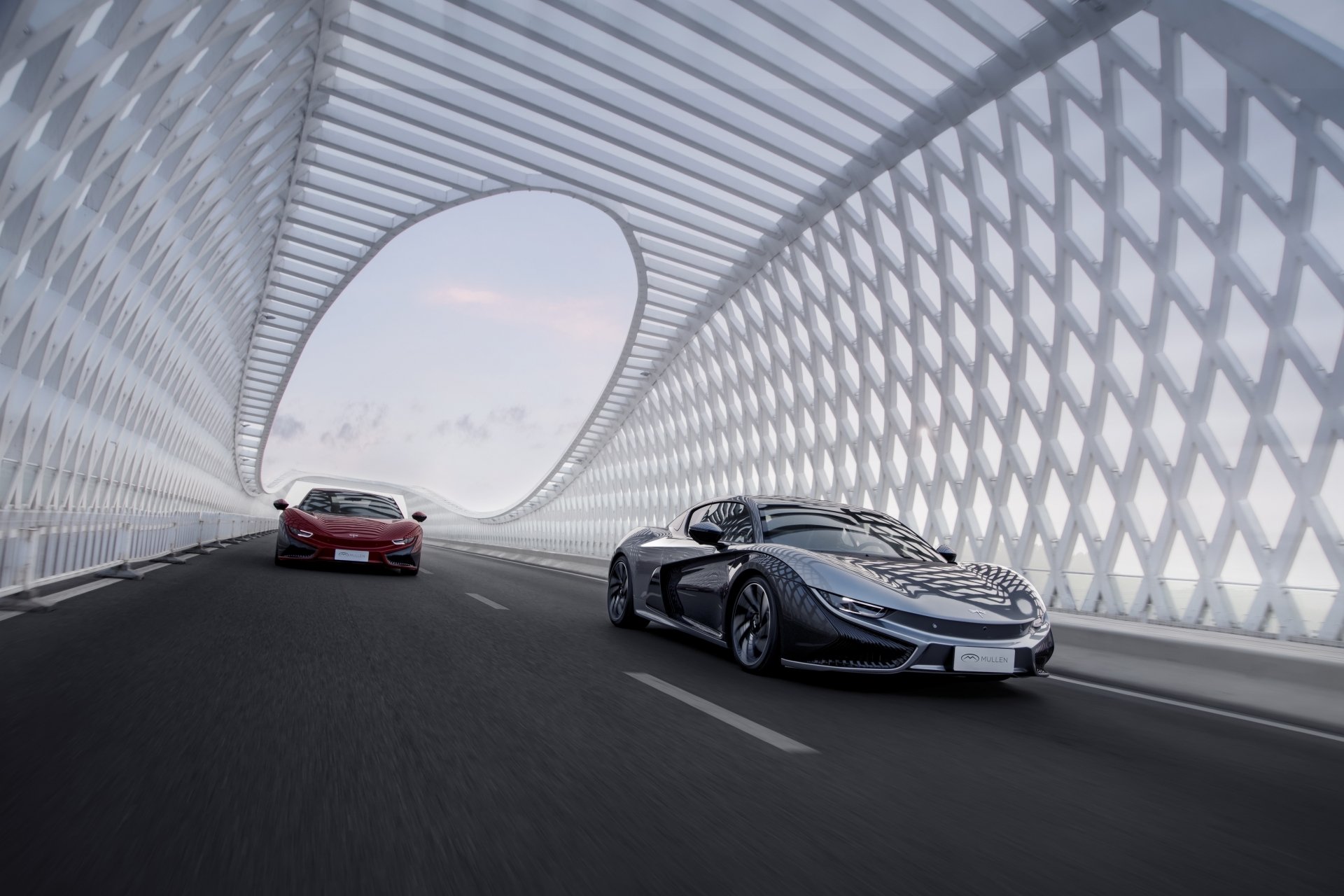 Download Electric Car Silver Car Car Qiantu Motor Vehicle Qiantu K50 4k Ultra HD Wallpaper