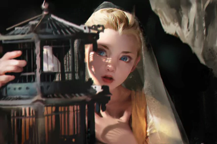  In cage by Jingyu Shen