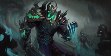 warrior undead necromancer video game Smite HD Desktop Wallpaper | Background Image