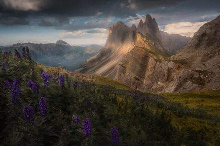 landscape peak nature mountain HD Desktop Wallpaper | Background Image