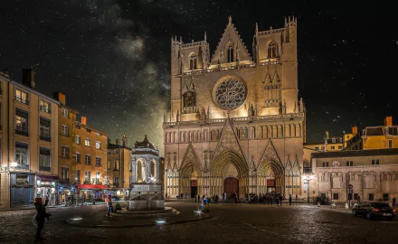 Lyon Cathedral religious cathedral HD Desktop Wallpaper | Background Image