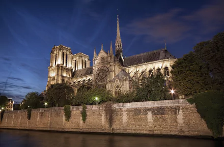 religious Notre-Dame de Paris HD Desktop Wallpaper | Background Image