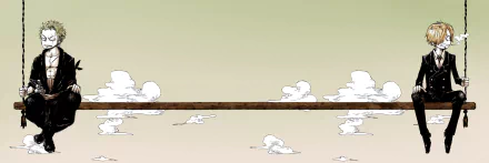 Sanji (One Piece) Roronoa Zoro Anime One Piece HD Desktop Wallpaper | Background Image