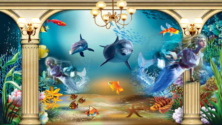 Mermaid's Underwater Home