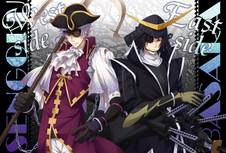 Chōsokabe Motochika Date Masamune (Sengoku Basara) Anime Sengoku Basara HD Desktop Wallpaper | Background Image