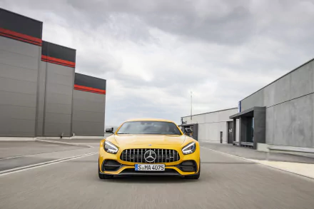 supercar yellow car car Mercedes-AMG Mercedes-AMG GT vehicle Mercedes-AMG GT S HD Desktop Wallpaper | Background Image