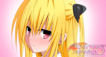 Golden Darkness Anime To Love-Ru: Darkness HD Desktop Wallpaper | Background Image