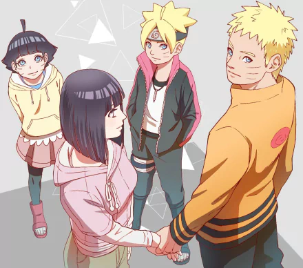 blue eyes blonde Boruto Boruto Uzumaki Hinata Hyuga Himawari Uzumaki Naruto Uzumaki Anime Naruto & Hinata HD Desktop Wallpaper | Background Image