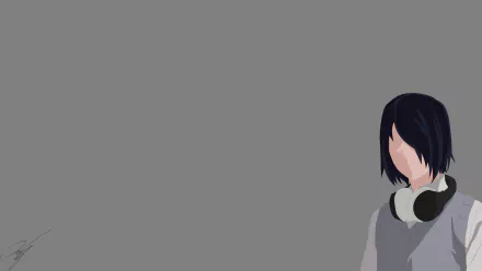 minimalist Yu Ishigami Anime Kaguya-sama: Love is War minimalist anime HD Desktop Wallpaper | Background Image
