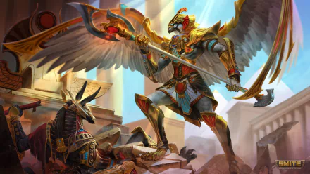 Set (Smite) Horus (Smite) video game Smite HD Desktop Wallpaper | Background Image
