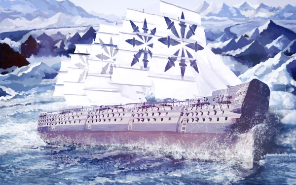 ship Anime Pixiv Fantasia Last Saga HD Desktop Wallpaper | Background Image