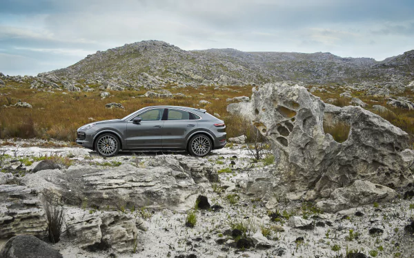 SUV silver car car Porsche Porsche Cayenne vehicle Porsche Cayenne Turbo HD Desktop Wallpaper | Background Image