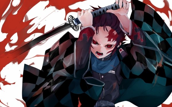 Anime Demon Slayer: Kimetsu no Yaiba Tanjiro Kamado Hinokami Kagura HD Wallpaper | Background Image