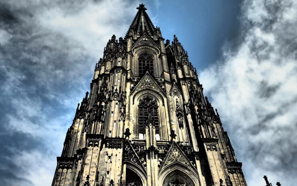 religious Cologne Cathedral HD Desktop Wallpaper | Background Image