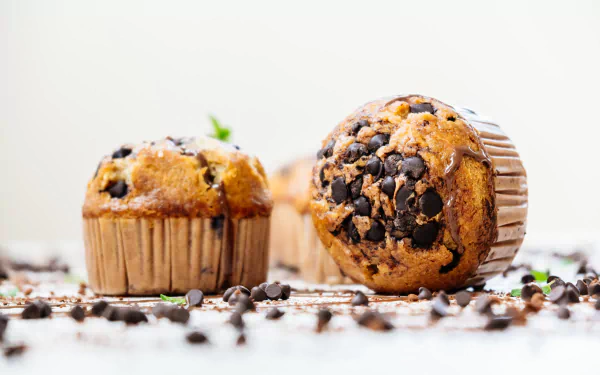  Chocolate chip muffins