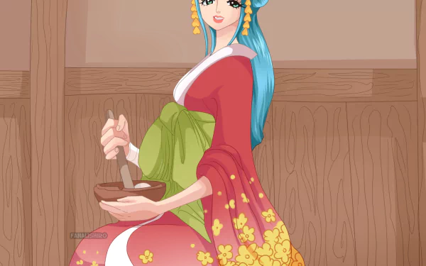 Kozuki Hiyori Anime One Piece HD Desktop Wallpaper | Background Image