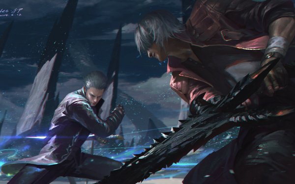 Video Game Devil May Cry 5 Devil May Cry Dante Vergil HD Wallpaper | Background Image