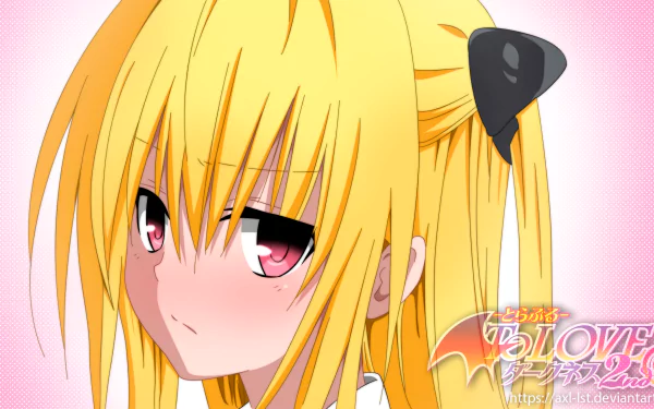 Golden Darkness Anime To Love-Ru: Darkness HD Desktop Wallpaper | Background Image
