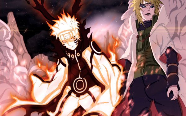Anime Naruto Naruto Uzumaki Minato Namikaze Blonde Sage of Six Paths HD Wallpaper | Background Image