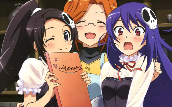 Haqua du Lot Herminium Elucia de Lute Ima Mari Katsuragi Anime The World God Only Knows HD Desktop Wallpaper | Background Image