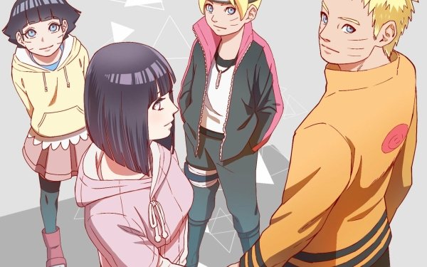 Anime Boruto Naruto Naruto Uzumaki Himawari Uzumaki Hinata Hyuga Boruto Uzumaki Boruto: Naruto Next Generations Blonde Blue Eyes HD Wallpaper | Background Image