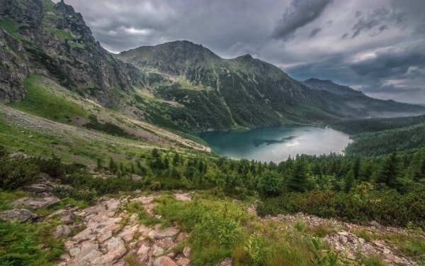 Earth Lake Lakes HD Wallpaper | Background Image