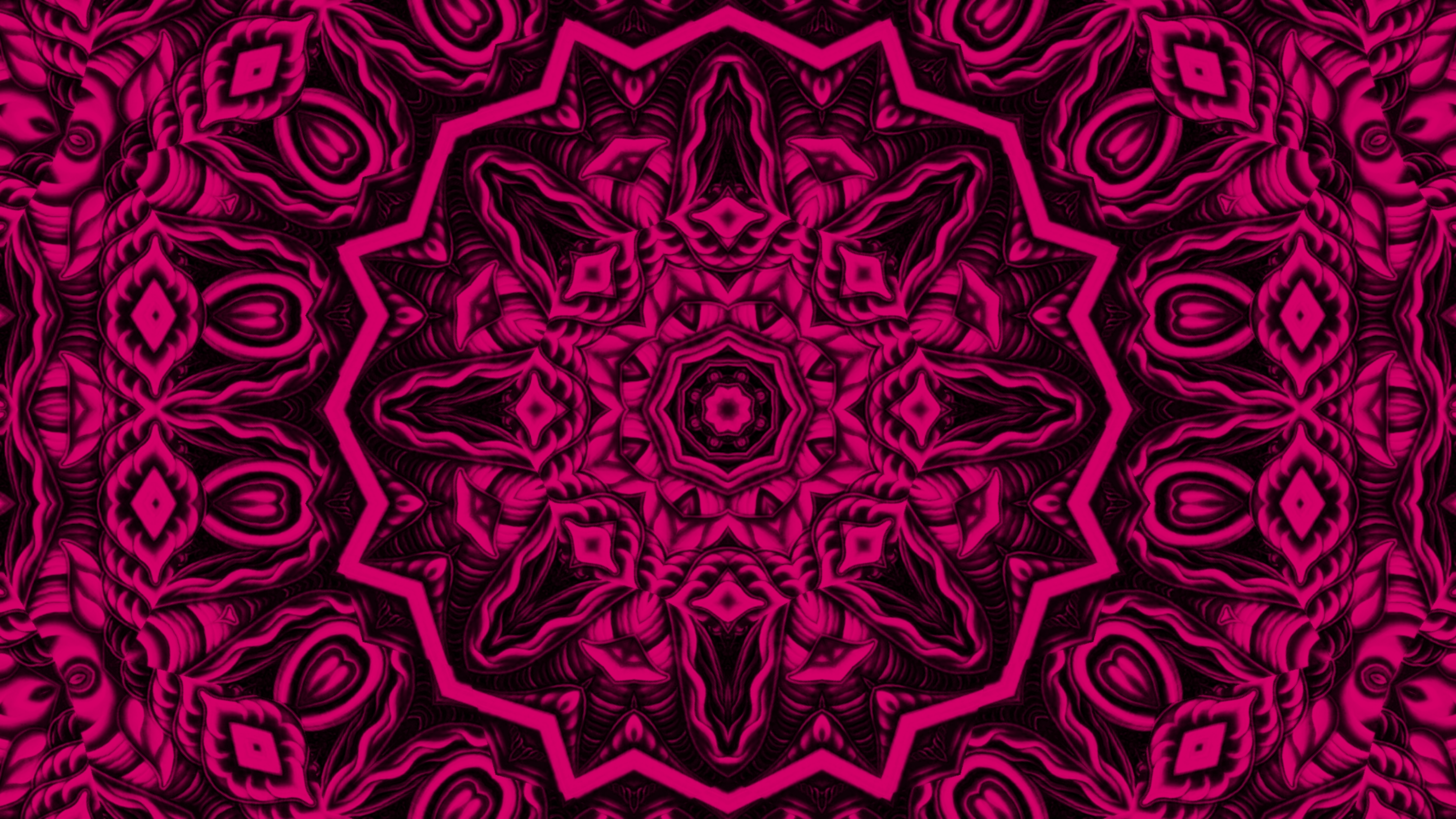 Pink Psychedelic Pattern by MaxNesta1997