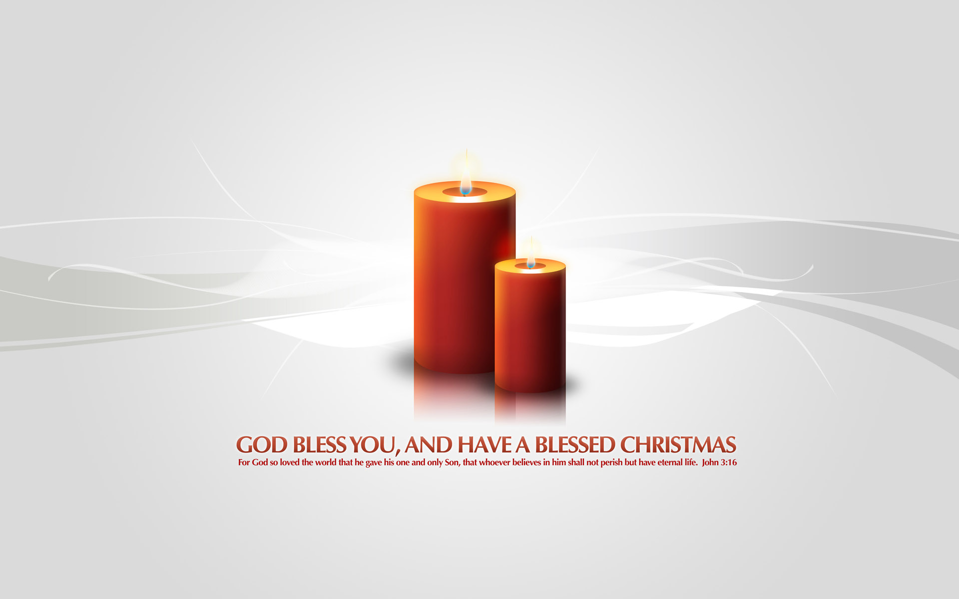 Blessed Christmas Candlelight — HD Holiday Wallpaper, image size:1920x1200