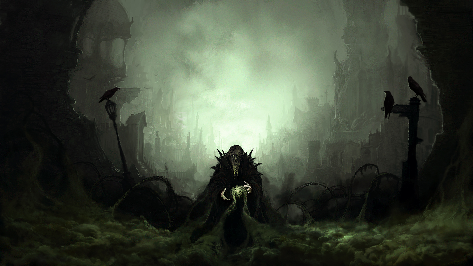 Dark Sorcerer HD Wallpaper | Background Image
