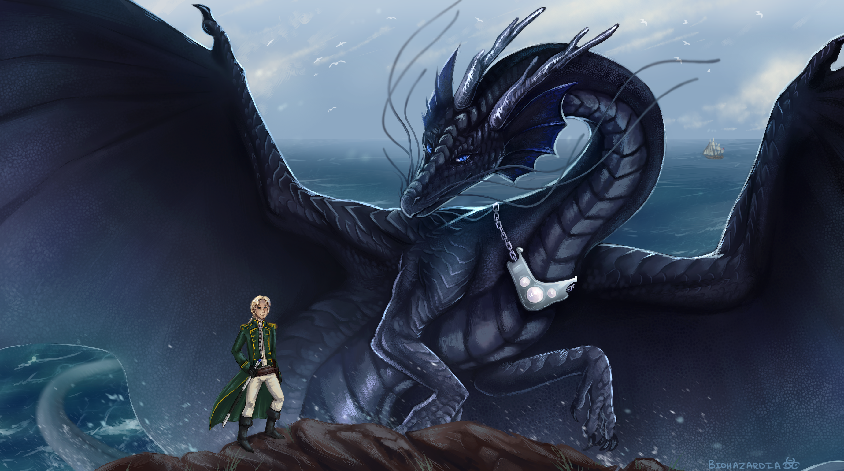 Fantasy Dragon HD Wallpaper by Biohazardia