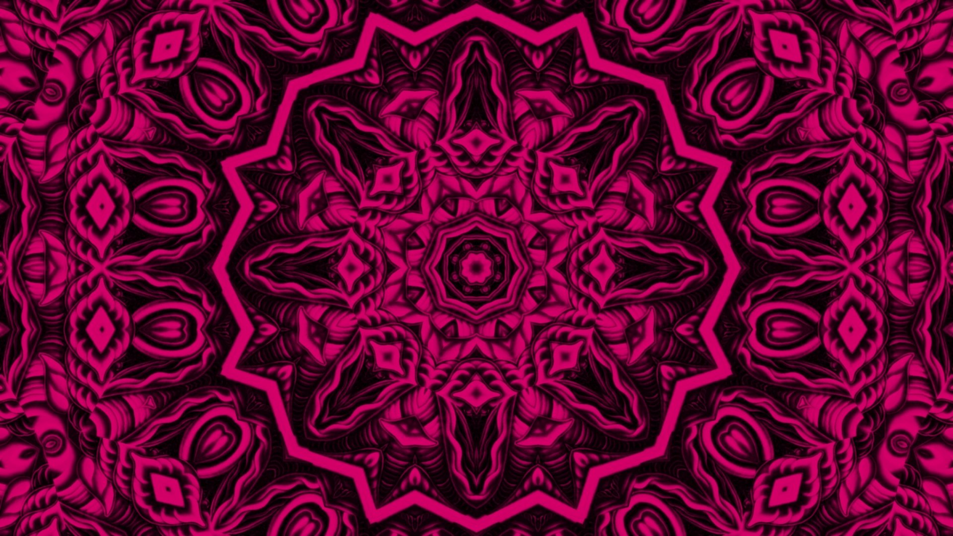 Pink Psychedelic Pattern by MaxNesta1997