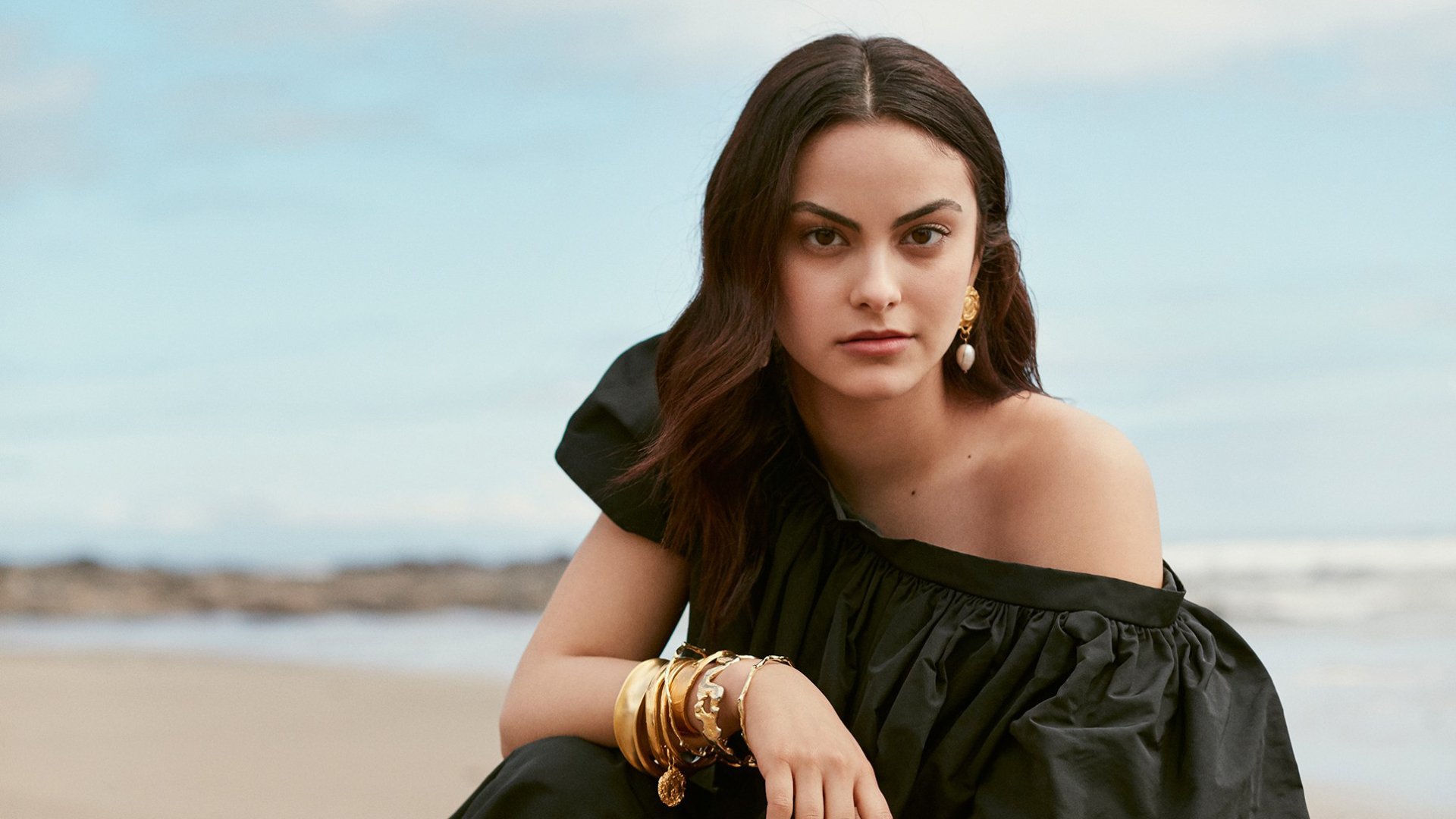Download Brown Eyes Brunette Depth Of Field American Actress Celebrity Camila Mendes HD Wallpaper