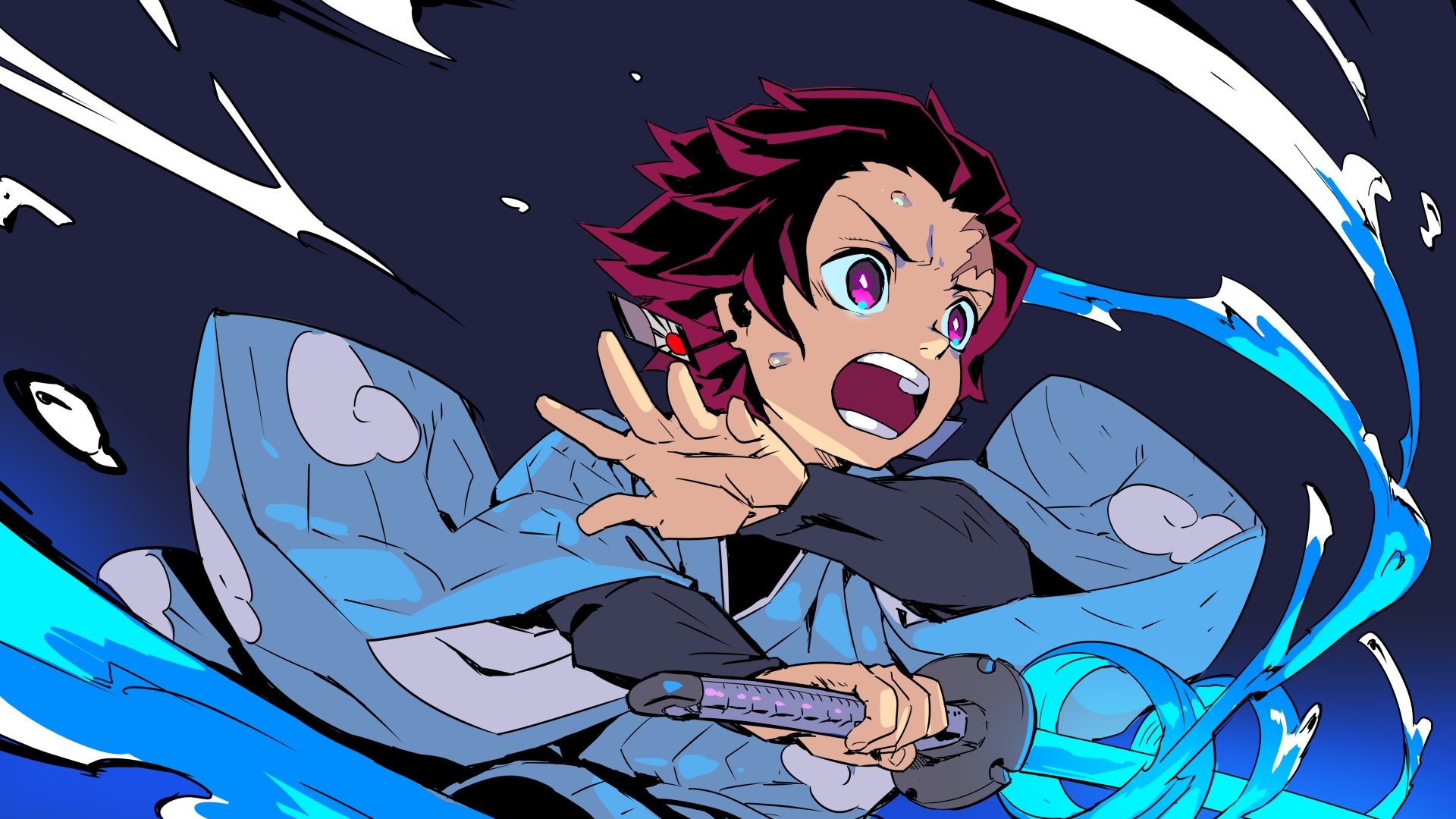 Demon Slayer Kimetsu No Yaiba 4k Ultra Fondo De Pantalla Hd Fondo De