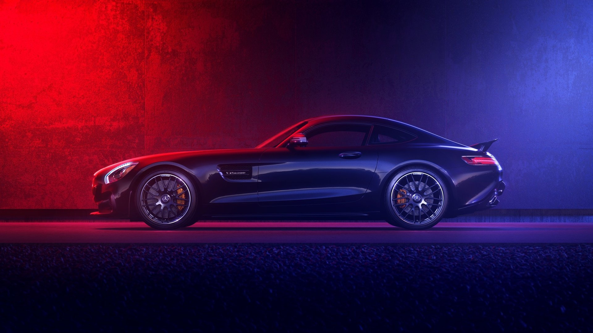 Download Black Car Mercedes-AMG Car Vehicle Mercedes-AMG GT HD ...