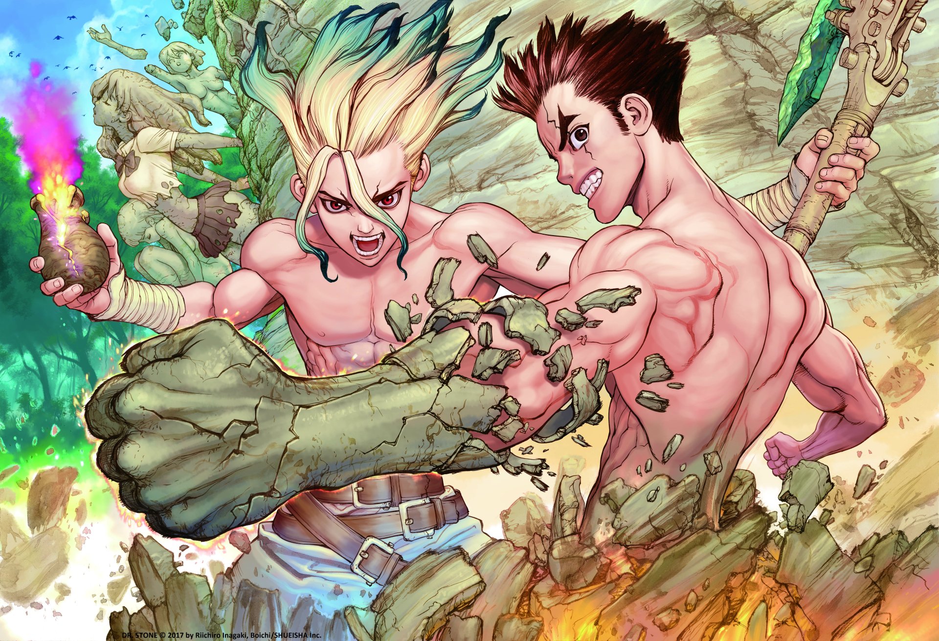 11 4k Ultra Hd Dr Stone Wallpapers Background Images Wallpaper Abyss