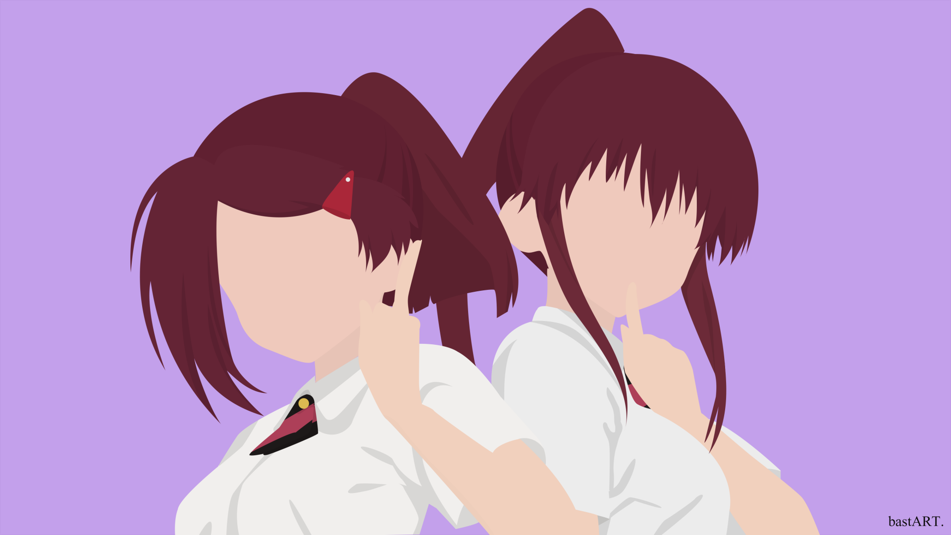 Download Riko Suminoe Ako Suminoe Anime KissXSis 4k Ultra HD Wallpaper by Faris Luthfi