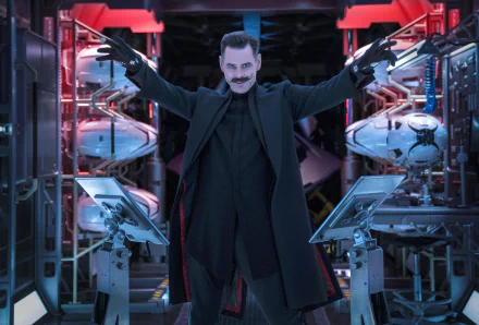moustache Jim Carrey movie Sonic the Hedgehog HD Desktop Wallpaper | Background Image