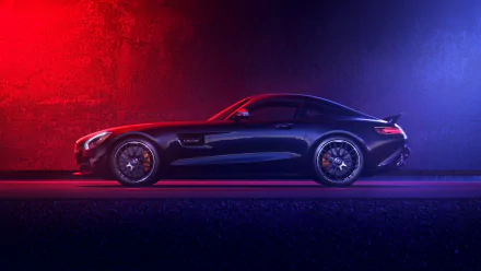 black car Mercedes-AMG car vehicle Mercedes-AMG GT HD Desktop Wallpaper | Background Image